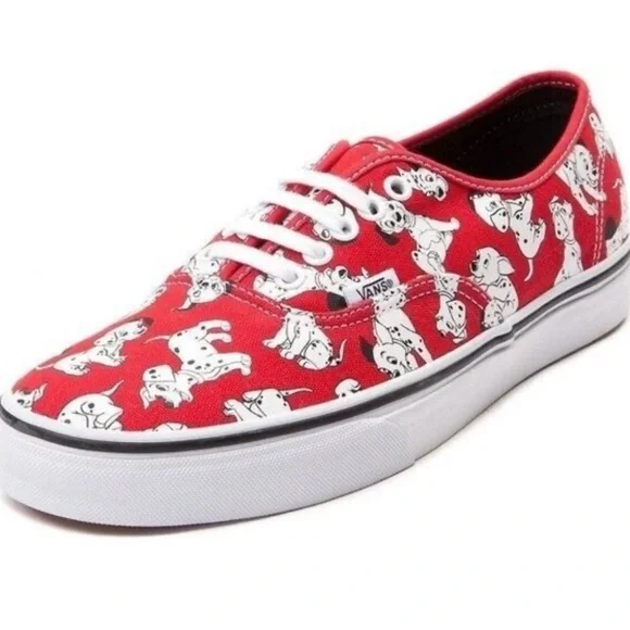 Vans X Disney 101 Dalmatians Authentic Low-Top Sneakers 6.5M / 8W - Picture 1 of 7